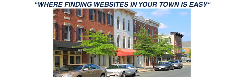 Where finding websites in your town is as easy as 1, 2, 3.